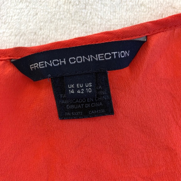 French connection silk top - Picture 2 of 4